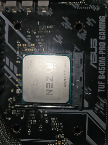 Placa-mãe asus tuf b450m com defeito, e processador funcionando perfeitamente,