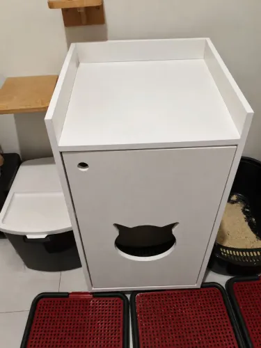 Movel para caixa de areia de gato