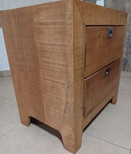 Mesa cabeceira moderna madeira maciça, criado mudo 