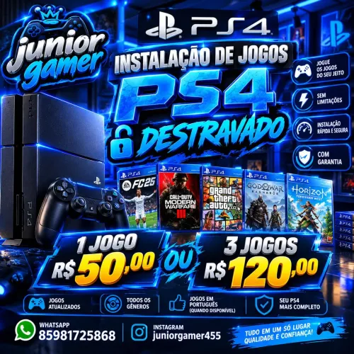 Jogos para seu PS4 no HEN
