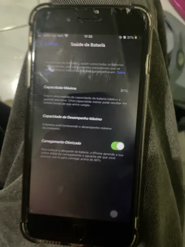 Celular iPhone 7plus (SAÚDE EM 81% funcionando normalmente)