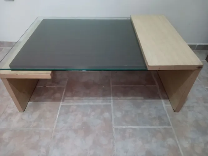 MESA DE CENTRO PARA SALA COM VIDRO 