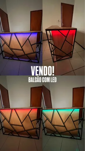 Vendo Balcão com Led 