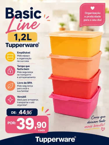 Basic Line 1,2L Tupperware