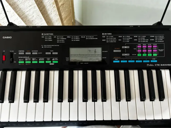 Teclado Cassio CTK-3400