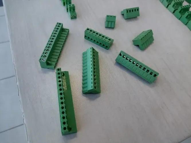 180 conectores KF2EDGK - verdes - Novos e usados