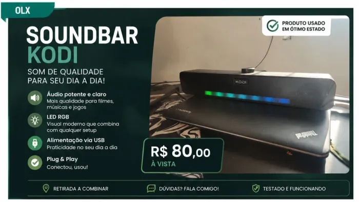 Soundbar Bluetooth KODI