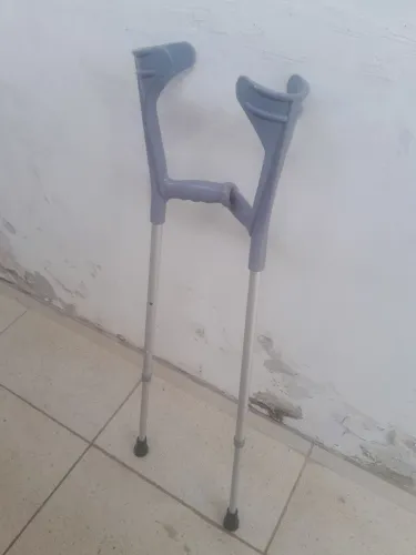 Par muletas alumínio