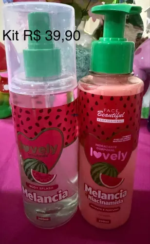 Kit hidratante + body splash
