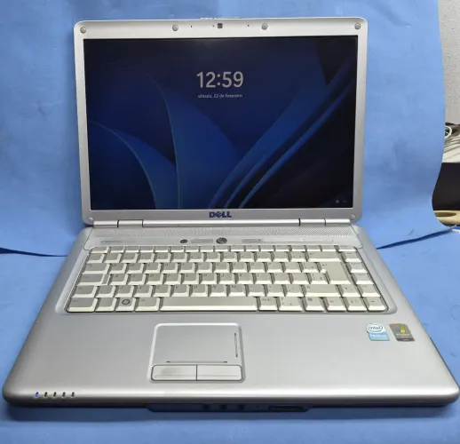 Notebook dell core 2 duo 4gb hd 500 tela 15.4 bateria 30 min hdmi e fonte win10 e office