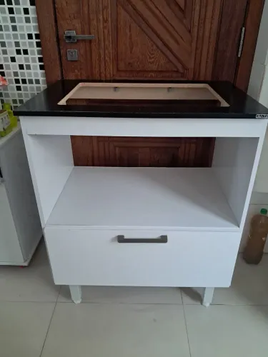 Vende-se Armário p/cooktop 4 bocas e frigobar