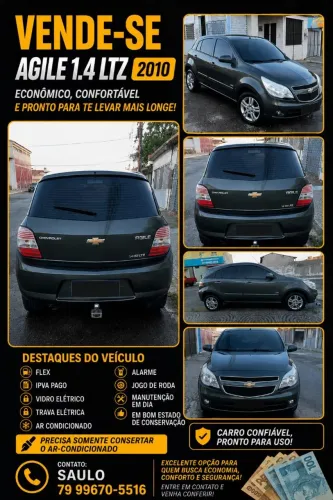 Chevrolet Agile LTZ 1.4 MPFI 8V Flexpower 5P 2010