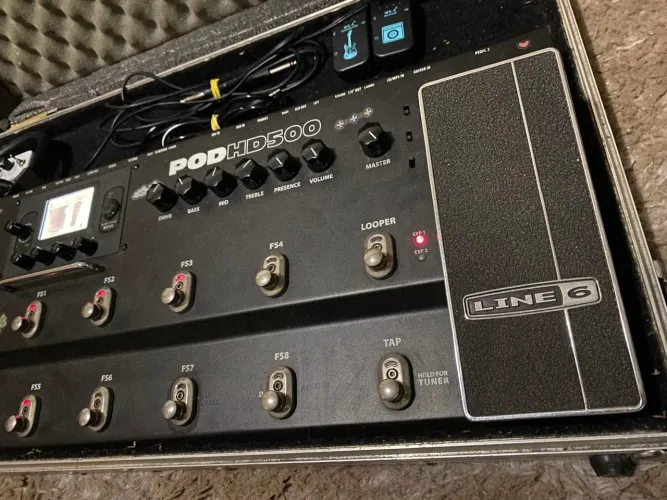 Pedaleira Line Six Pod Hd500 C/ Case