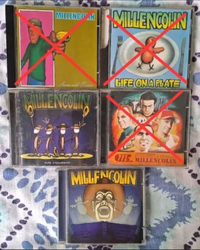 Raridade CDs banda Millencolin surf skate snowboard