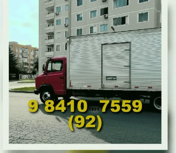 Frete bau na Compensa, Alvorada, Cidade Nova, Adrianópolis, Ponta Negra e Tarumã