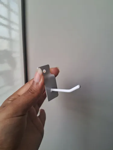 GANCHOS PARA PAREDE CANELADA 5CM