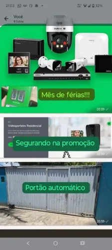 Portão eletrônico e motores