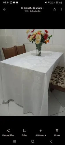 Mesa mdf 4 cadeiras