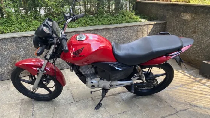 Honda Cg 150 Mix 2010+ rodas e freios a disco moto do interior, por isso pouco rodad