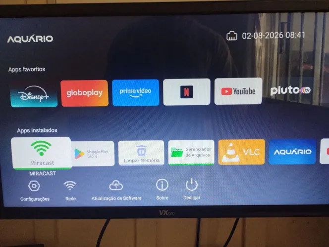 Box tv aquário