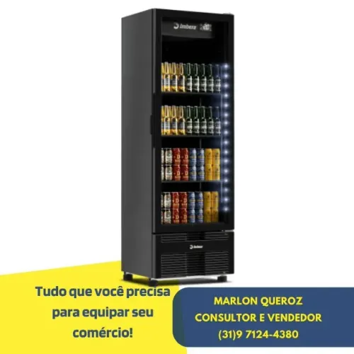 Cervejeira 565L Imbera Porta de Vidro