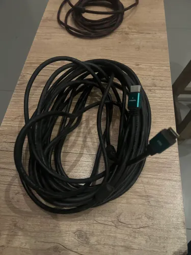 Cabo HDMI longo ponteira dourada metros 