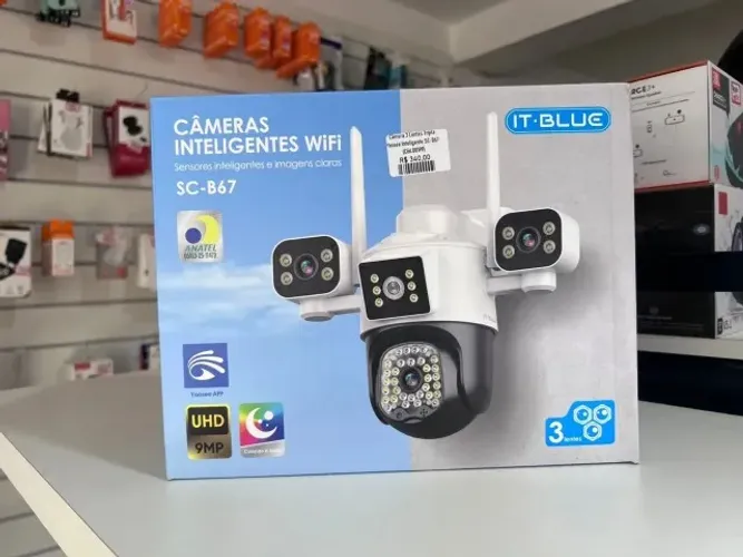 Câmera Wi-Fi IT-BLUE SC-B67 Inteligente com Visão Noturna