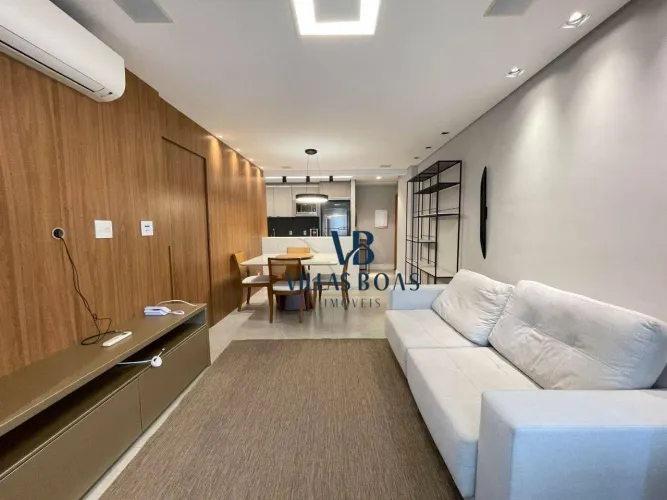 Lindo apartamento mobiliado para locação, 75m² no Jardim Aquarius - São José dos Campos/SP