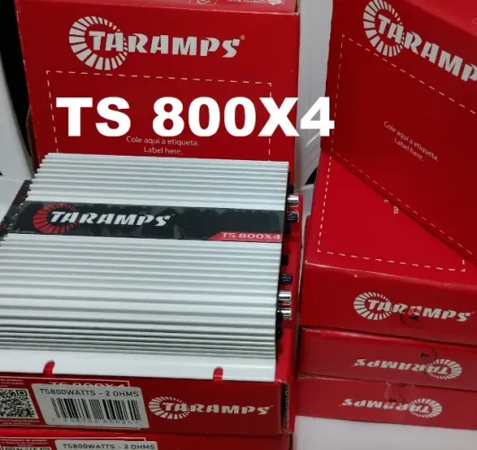 Modulo Taramps TS 800X4 som automotivo Taramps 800 RMS potencia amplificador
