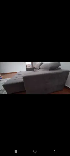 Sofá retrátil do Campinas Shopping móveis