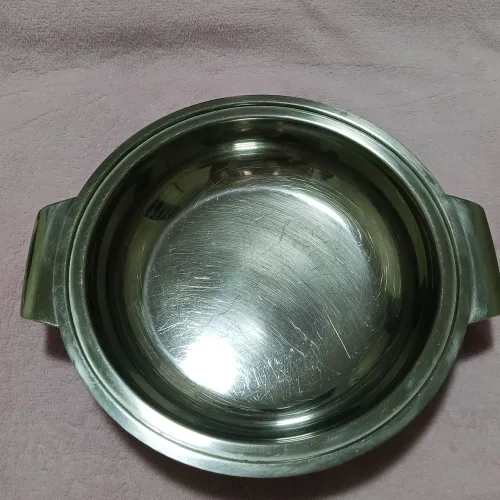 Bowl de inox com tampa 