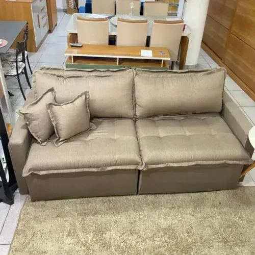 Sofá-Cama Retrátil 4 Lugares 2,20m
