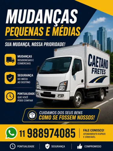 Mudanças residencial e comercial