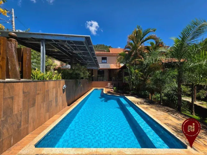 Casa com 5 dormitórios à venda, 480 m² por R$ 3.500.000,00 - Condomínio Ville de Montagne