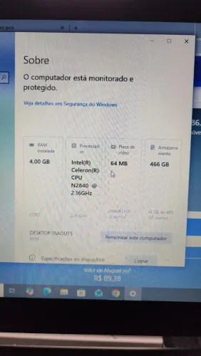 Notebook Lenovo