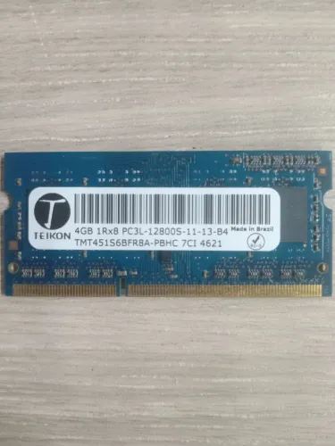 Memória 04 GB DDR3 NOTEBOOK