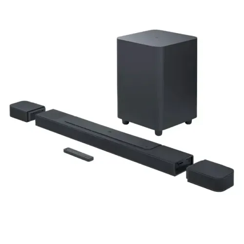 Soundbar JBL Bar 1000 - Dolby Atmos | 7.1.4 Canais | 880W de Potência | Subwoofer Wireless