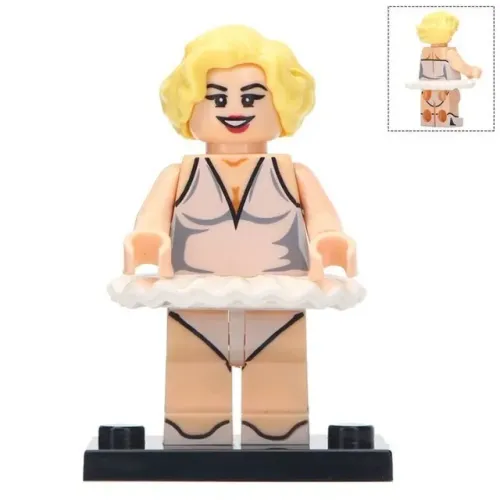 Boneco Marlie Moroe e Elvis Presley Lego Compatível