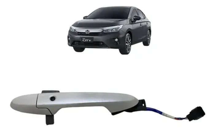 Maçaneta Externa Dianteira Direita Honda City 2022 Branco Dianteira