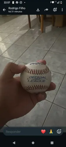 bola oficial de baseball