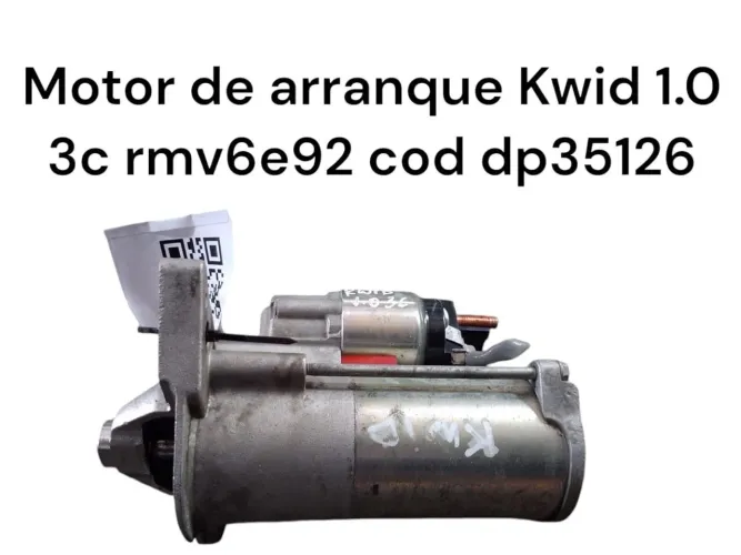 Motor de arranque kwid 