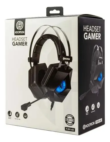 Headset gamer Hoopson F-201-AZ.
