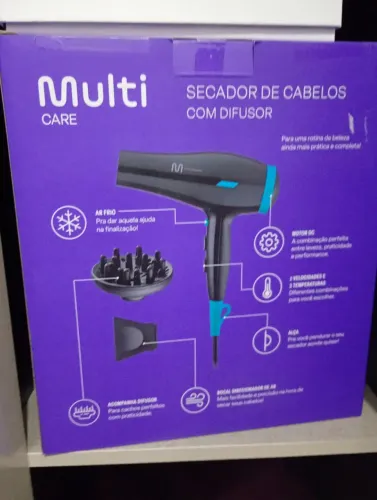 Secador de cabelo com difusor