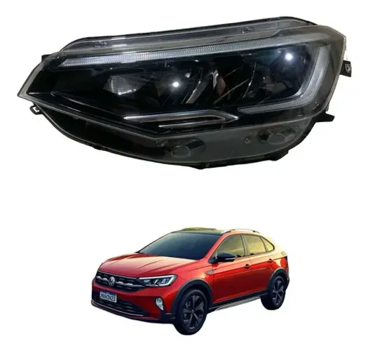 Farol Esquerdo Volkswagen Nivus 2021 A 2024 Esquerdo/motorista
