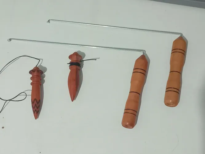 Kit de Radiestesia Completo - 2 Pêndulos Egípcios + Dual Rod - R$ 30,00