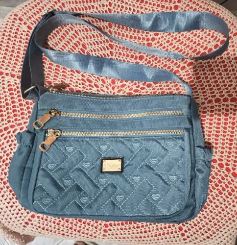 Bolsa azul seminova