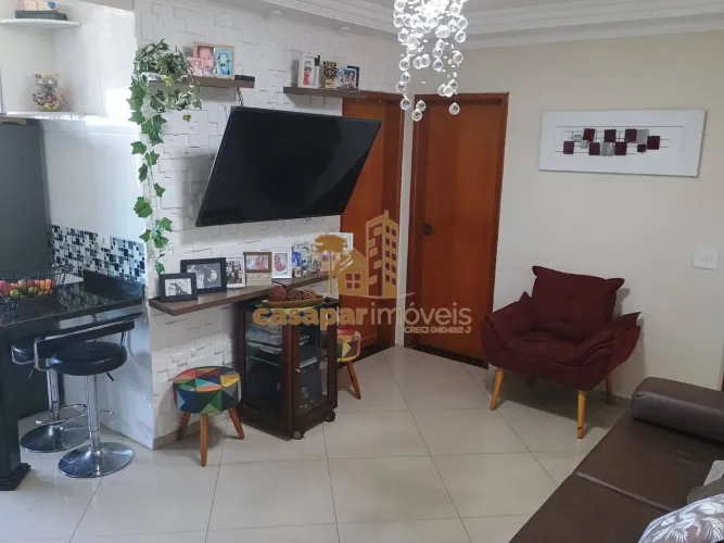 Cobertura à Venda com 128m², 3 Dormitórios e Mobiliada em Santo André