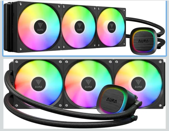 Water Cooler 360mm Gamdias Aura GL360 V2 ARGB Preto