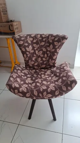 Poltrona estampada