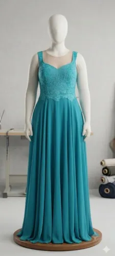 Vestido longo de festa